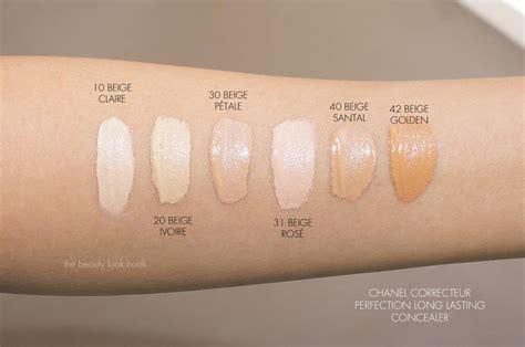 chanel longwear concealer swatches